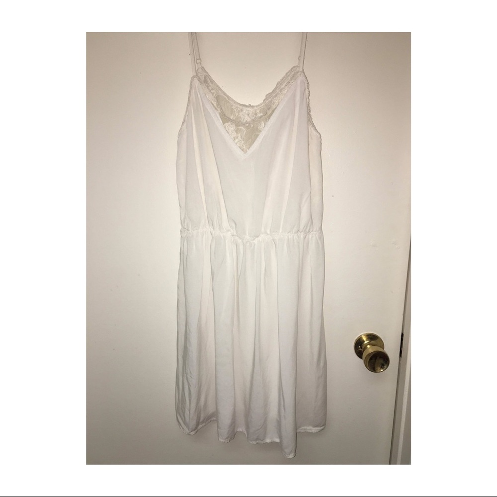 White lace dress